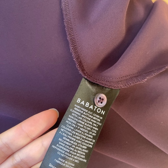 Babaton Aritzia Longsleeves dress with slit! Like New - Picture 4 of 8